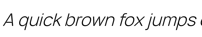 Preview of ID Grotesk Trial Light Italic font