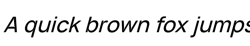 Preview of ID Grotesk Trial Medium Italic font