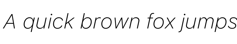 Preview of Identidad ExtraLight Italic font