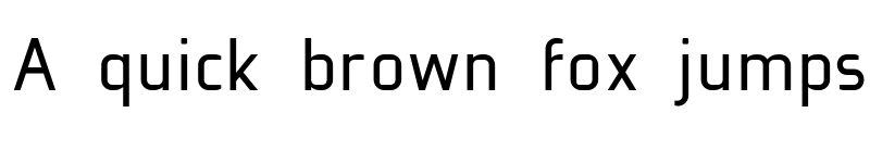 Preview of ideoma TECHNIT Regular font