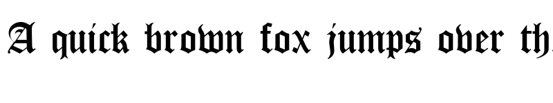 Preview of Iglesia Regular font