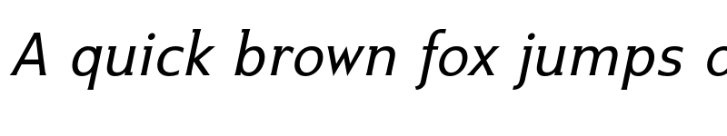 Preview of Ikarius ADF No2 Std Italic font