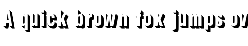 Preview of Illusion3d Bold font