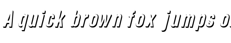 Preview of Illusion3d Italic font