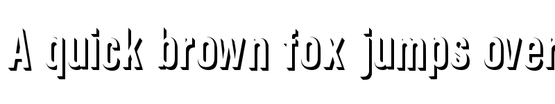 Preview of Illusion3d Regular font