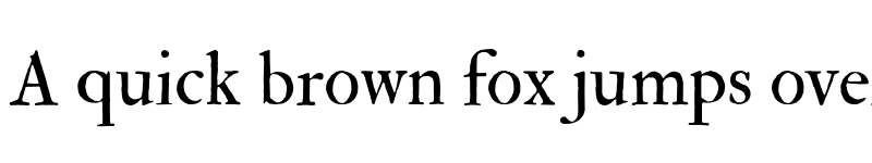 Preview of IM FELL Double Pica PRO Regular font