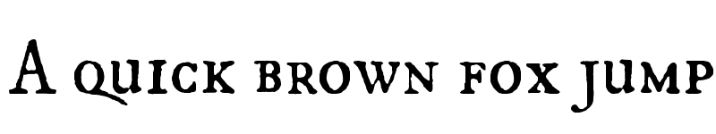 Preview of IM FELL DW Pica Bold font