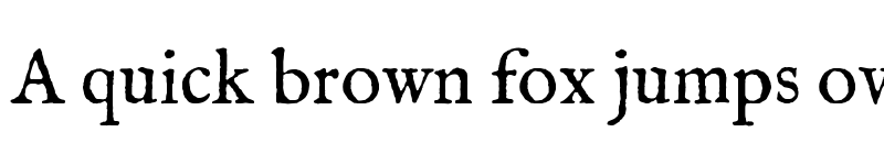 Preview of IM FELL English Regular font