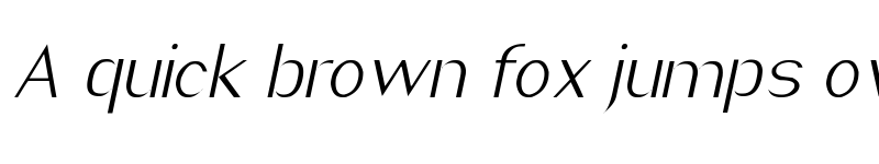 Preview of Imelda Light Italic font