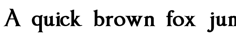 Preview of Imperator Bold font