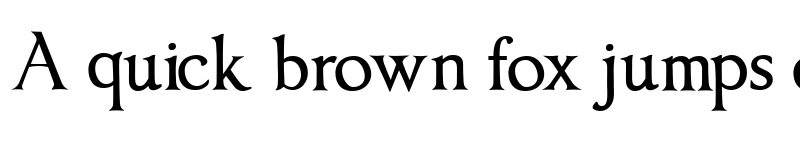 Preview of Imperator Regular font