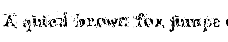 Preview of Imperfetta Regular font