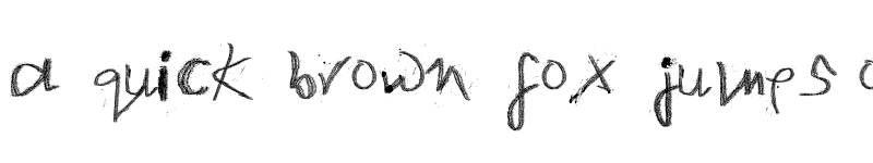 Preview of i'mWeird Subhashish Handwriting font