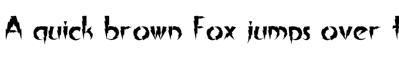 Preview of In A Flash Regular font