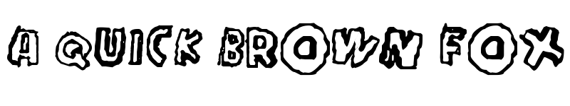 Preview of in_my_head Regular font