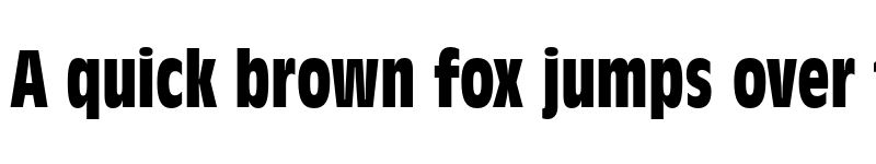 Preview of Incised 901 Condensed Bold font