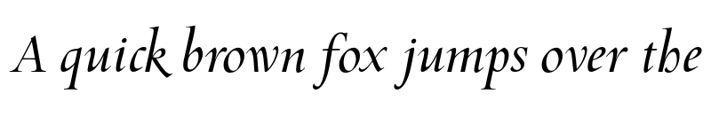 Preview of Incognito Pro Italic font