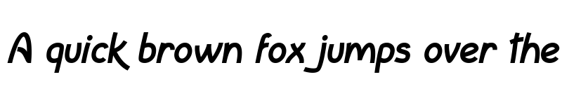 Preview of InColhua Bold Italic font