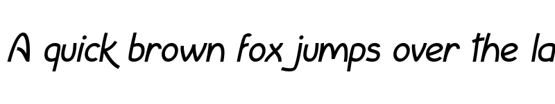 Preview of InColhua Italic font