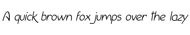 Preview of InColhua Light Italic font