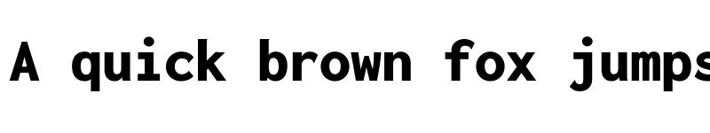 Preview of Inconsolata Black font