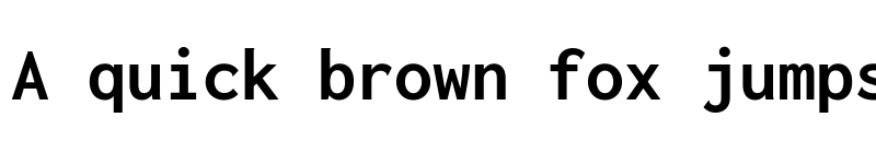 Preview of Inconsolata Bold font