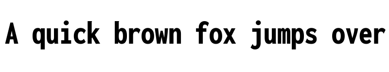 Preview of Inconsolata Condensed Black font