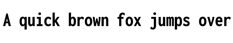 Preview of Inconsolata Condensed ExtraBold font