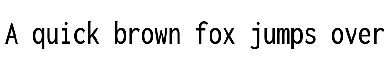 Preview of Inconsolata Condensed Medium font