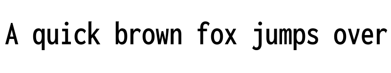 Preview of Inconsolata Condensed SemiBold font