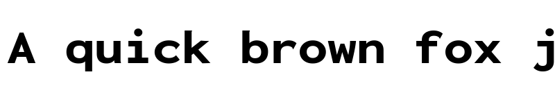 Preview of Inconsolata Expanded Black font