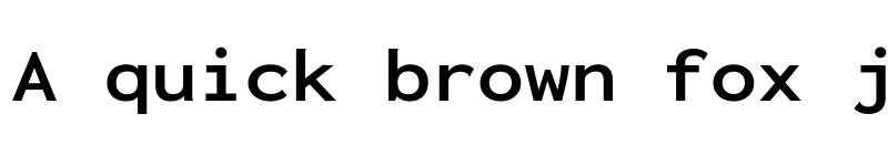 Preview of Inconsolata Expanded Bold font