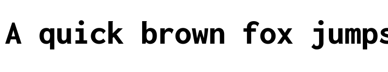 Preview of Inconsolata ExtraBold font