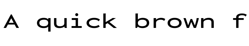 Preview of Inconsolata ExtraExpanded SemiBold font