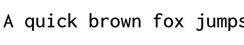 Preview of Inconsolata Medium font