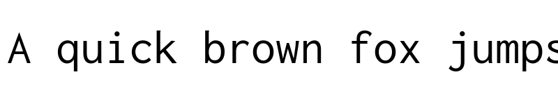 Preview of Inconsolata Regular font