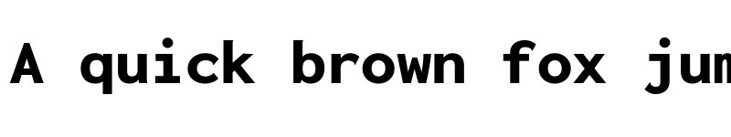 Preview of Inconsolata SemiExpanded Black font