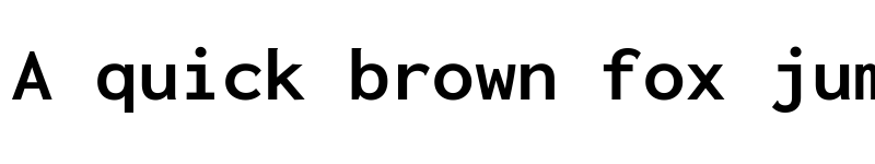 Preview of Inconsolata SemiExpanded Bold font