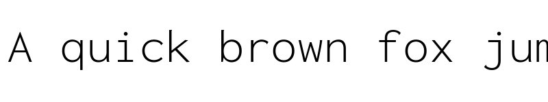 Preview of Inconsolata SemiExpanded Light font