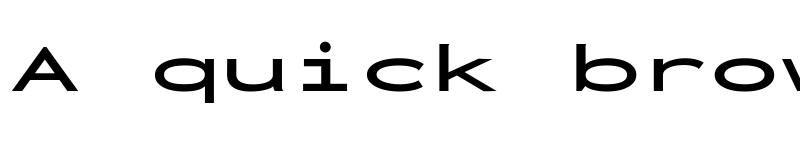 Preview of Inconsolata UltraExpanded Bold font