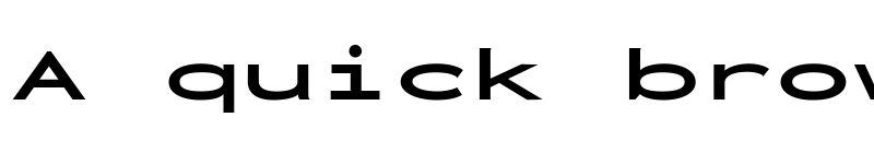 Preview of Inconsolata UltraExpanded ExtraBold font