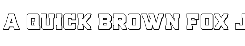 Preview of Indian Steeds 3D Regular font