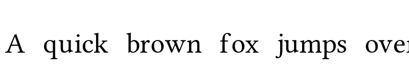 Preview of Indiction Unicode Normal font