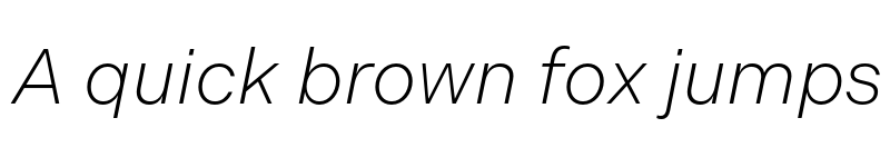 Preview of Indivisible Light Italic font