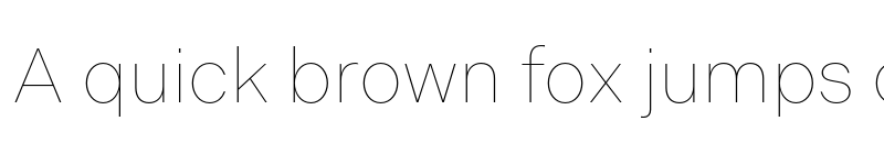 Preview of Indivisible Thin font