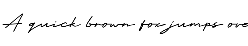 Preview of Indosign Regular font