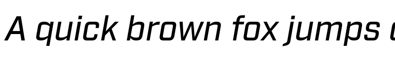 Preview of Industry Medium Italic font