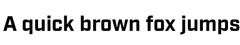 Preview of Industry Test Bold font