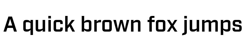 Preview of Industry Test Demi font