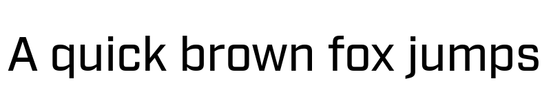 Preview of Industry Test Medium font